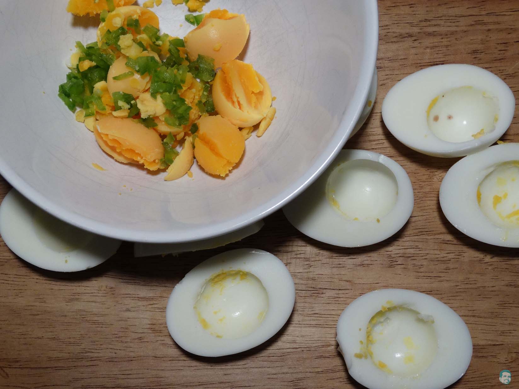 Gefüllte Eier - Silvester Fingerfood - Haunis Food Blog