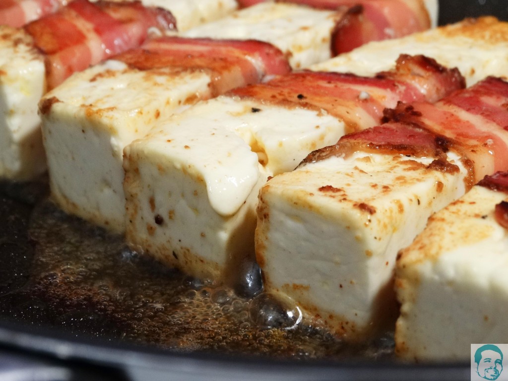 Hirtenkäse im Speckmantel auf Gurkencarpaccio ! #schnelleKüche - Haunis ...