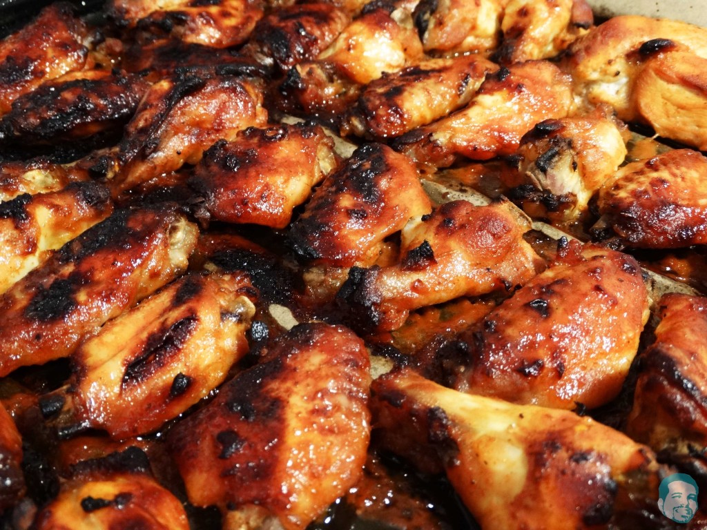 BBQ Chicken Wings finished