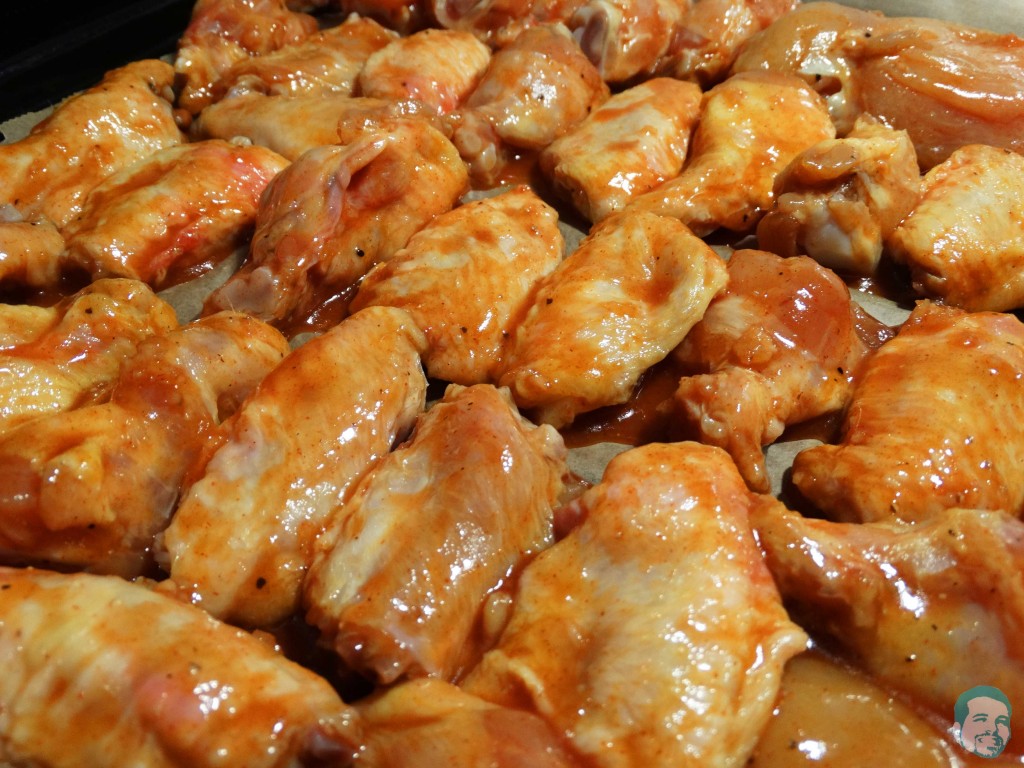 BBQ Chicken Wings on plate