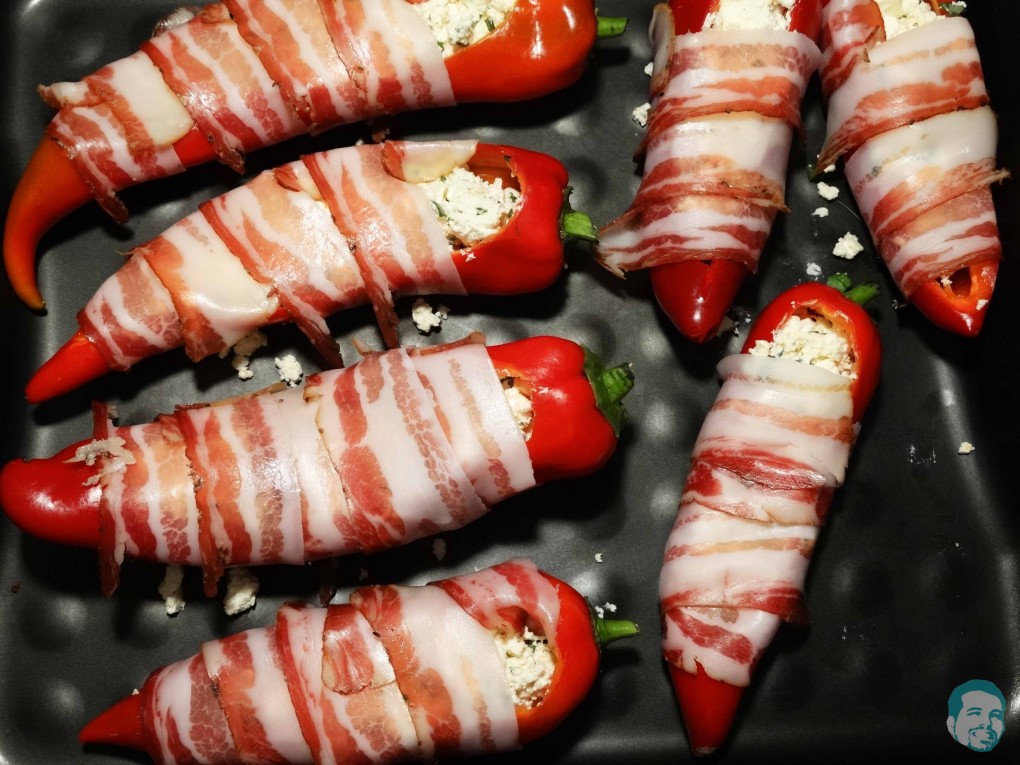 bacon stuffed pepper