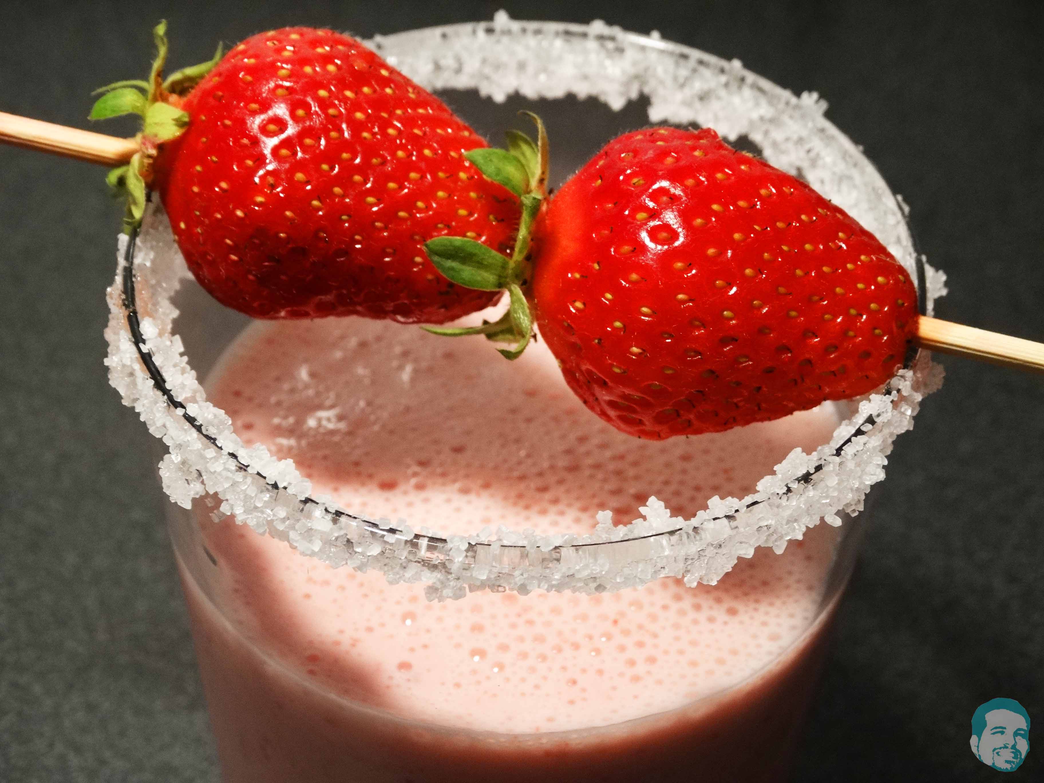 Frozen Joghurt Erdbeer Shake - Haunis Food Blog