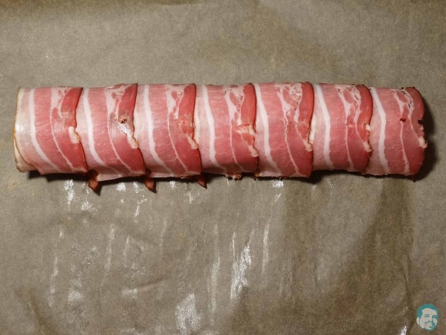 Bacon BBQ Sushi Rolle