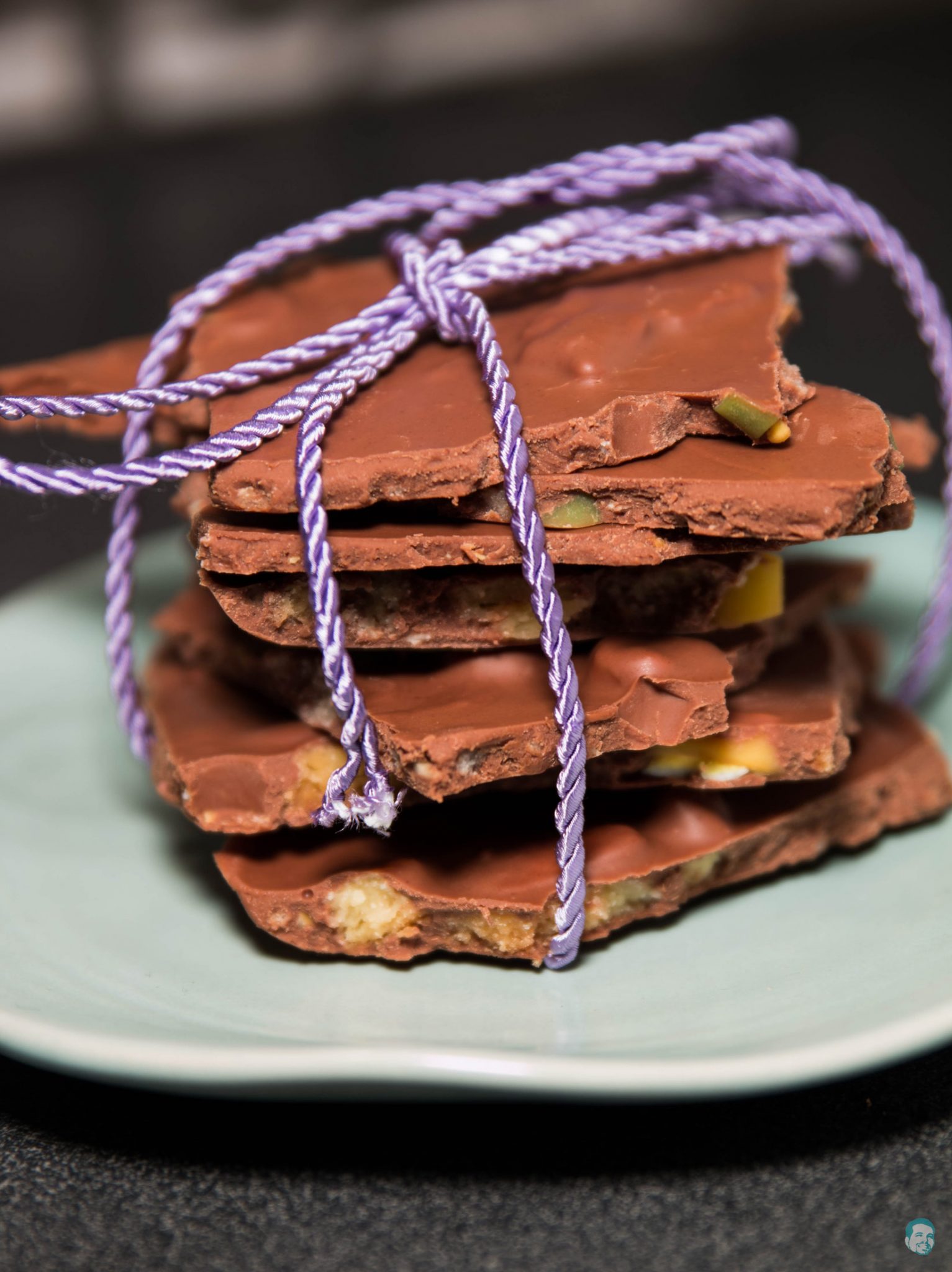 Selbstgemachte Schokolade - Nikolo recycling - Haunis Food Blog