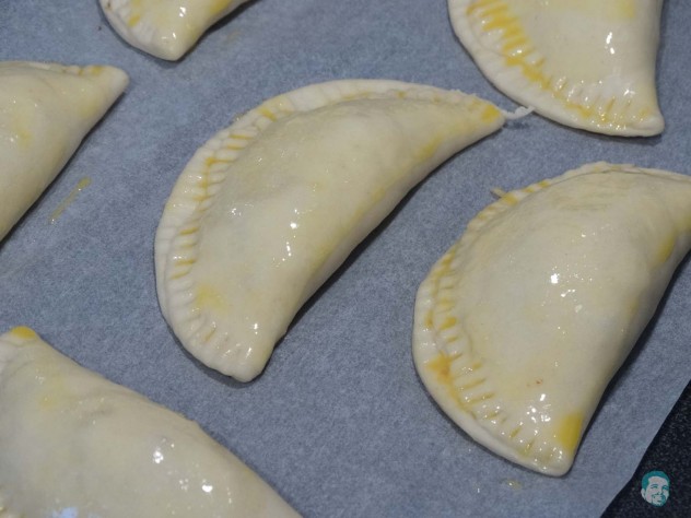 Empanadas mit Eigelb