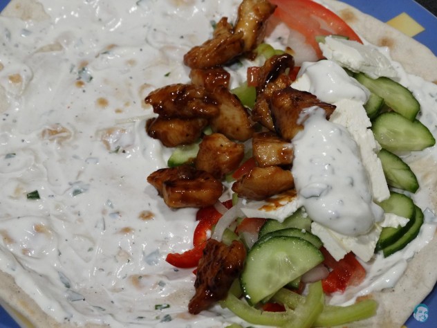 Chicken Wrap belegen