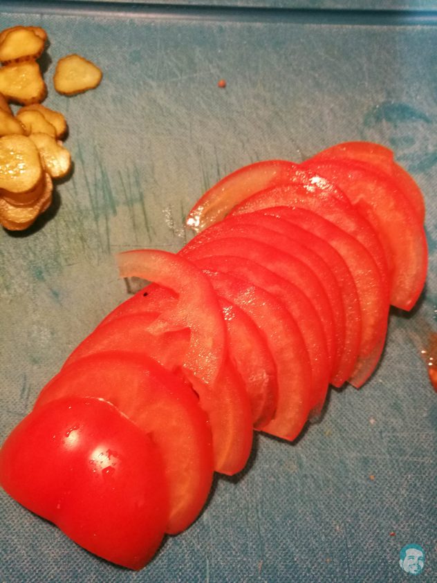 Tomaten geschnitten