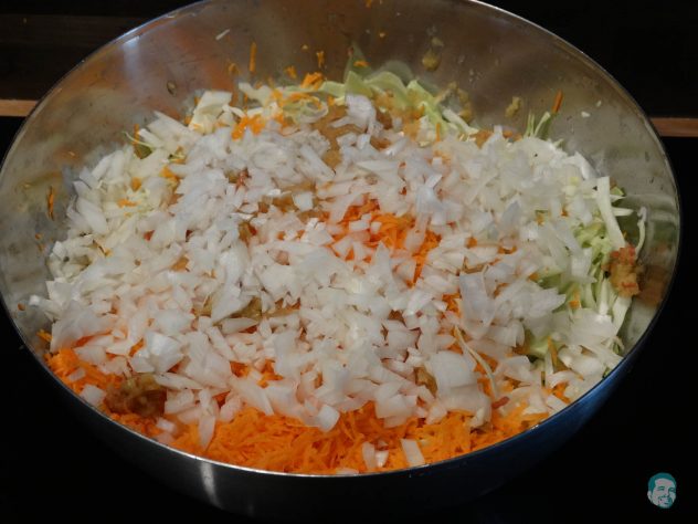 BBQ Coleslaw alle Zutaten