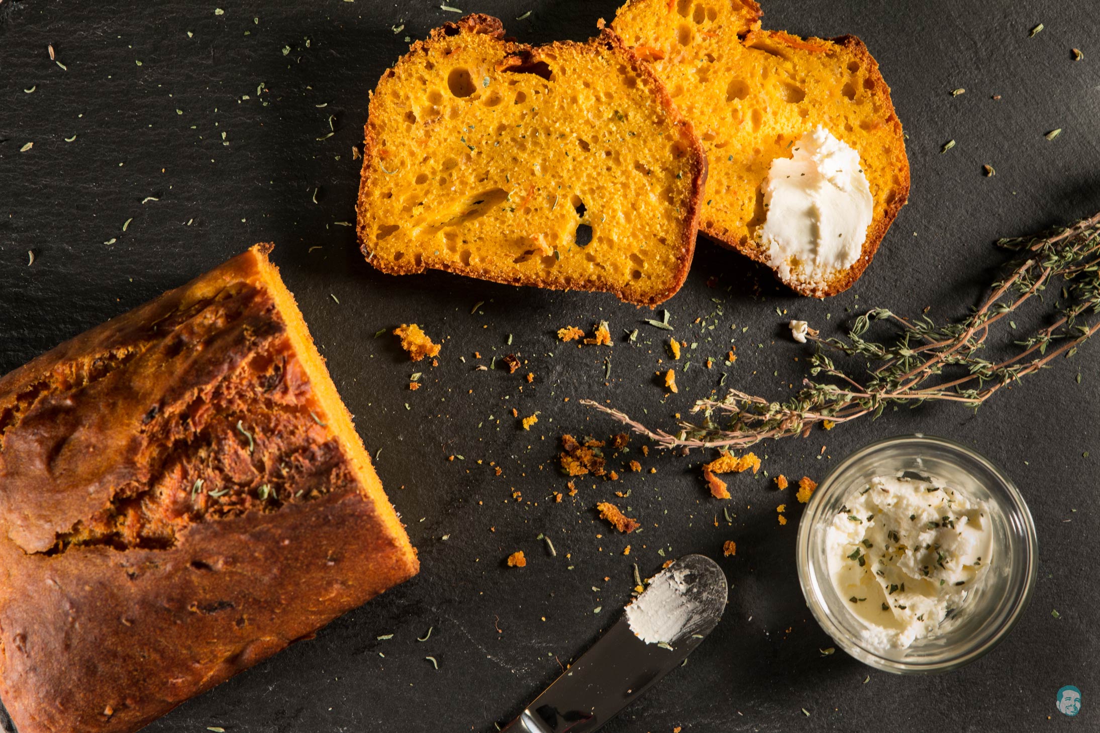 Kürbisbrot mit Zwiebeln und Ingwer - Haunis Food Blog