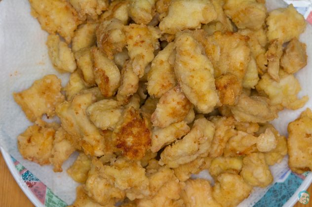 Crispy Sesam Chicken gebacken
